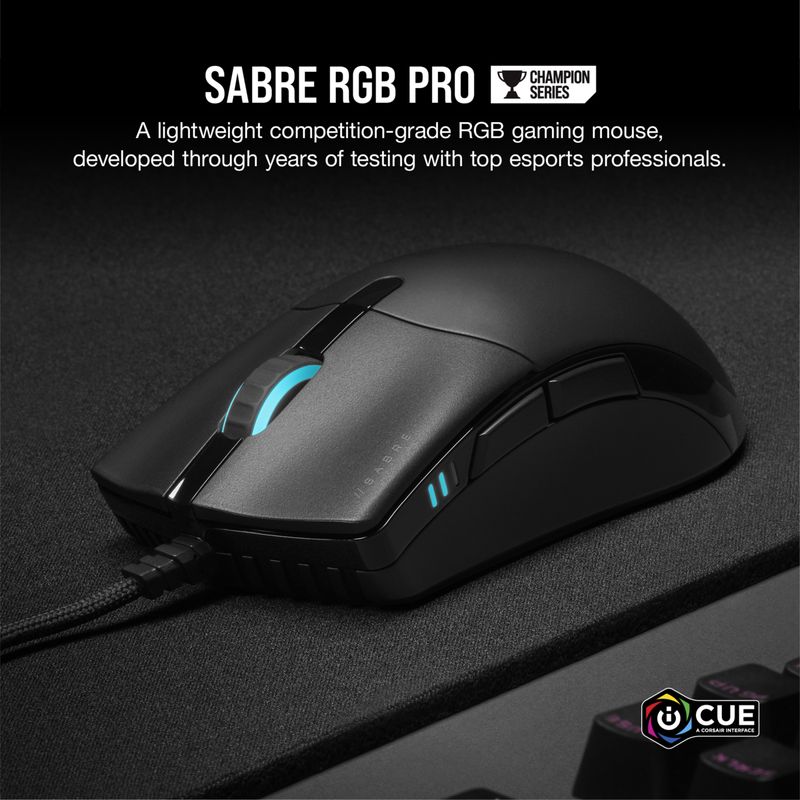 Corsair-SABRE-RGB-PRO-mouse-Mano-destra-USB-tipo-A-Ottico-18000-DPI