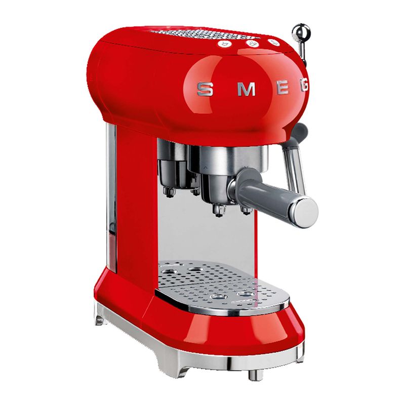 Smeg-Macchina-da-Caffe-Espresso-Manuale-50-s-Style-–-Rosso-LUCIDO-–-ECF01RDEU