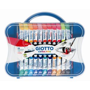 Giotto F.I.L.A. Valigetta 24 Tubi Tempera Giotto - Contiene 22 Tubetti Colore Da 12Ml