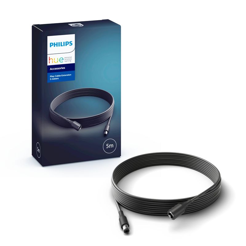 Philips-Hue-White-and-Color-ambiance-Hue-Play-Cavo-Estensione-5m-Nero