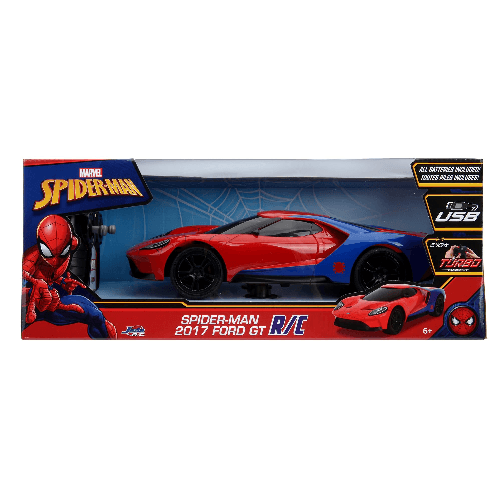 Jada-RC-Marvel-Spider-Man-2017-Ford-GT-2.4-GHz-1-16