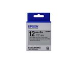 Epson-Nastro-fondo-Argento-per-testo-Nero-12-9-LK-4SBM