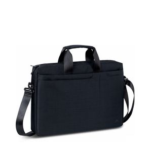 Rivacase Biscayne 39,6 cm (15.6") Borsa da corriere Nero