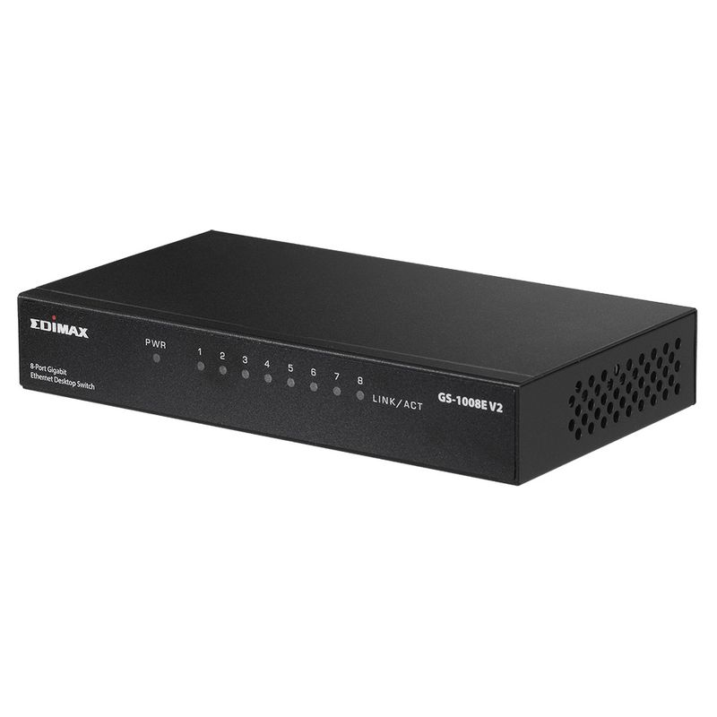 Edimax-GS-1008E-V2-switch-di-rete-Non-gestito-Gigabit-Ethernet--10-100-1000--Nero