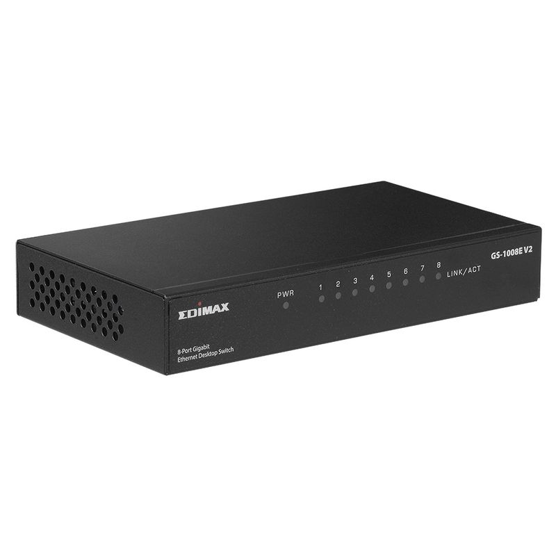 Edimax-GS-1008E-V2-switch-di-rete-Non-gestito-Gigabit-Ethernet--10-100-1000--Nero