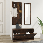 Set Scarpiere 3 in 1 rovere fumo in Legno ingegnerizzato