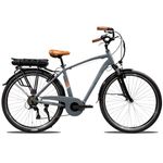 EMG Bici elettrica Vintage Marlon, con telaio 19", ruota 28", motore Ananda centrale 250W, Batteria 13Ah, Cambio Shimano