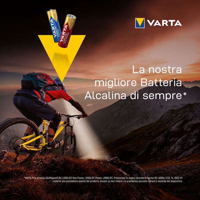 Varta-Longlife-Max-Power-Batteria-Alcalina-AA-Mignon-LR6-1.5V-Blister-da-4-Made-in-Germany
