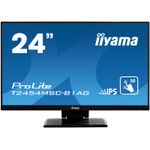 Iiyama ProLite T2454MSC-B1AG Monitor PC 60,5 cm (23.8") 1920 x 1080 Pixel Full HD LED Touch screen Multi utente Nero