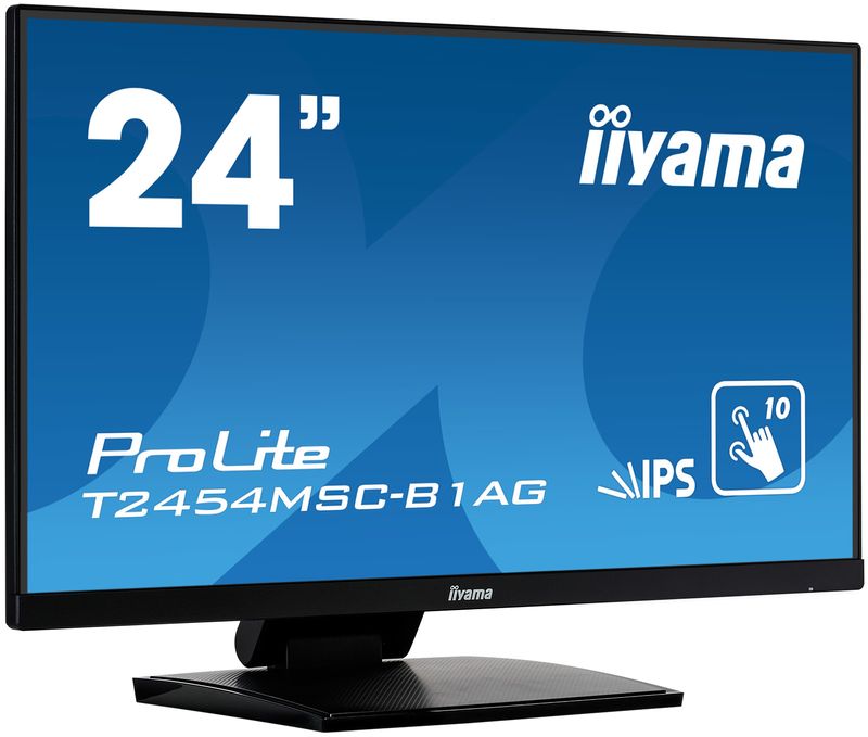 iiyama-ProLite-T2454MSC-B1AG-Monitor-PC-605-cm--23.8---1920-x-1080-Pixel-Full-HD-LED-Touch-screen-Multi-utente-Nero