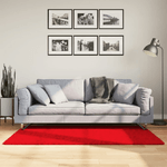 vidaXL Tappeto OVIEDO a Pelo Corto Rosso 80x150 cm