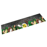 vidaXL Tappeto da Cucina Lavabile Spezie 60x300 cm Velluto