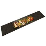 vidaXL Tappeto da Cucina Lavabile Spezie 60x300 cm Velluto