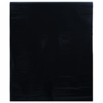 vidaXL Pellicola Vetri Statica Smerigliata Nera 45x2000 cm PVC