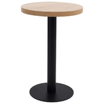 vidaXL Tavolo da Bistrot Marrone Chiaro 50 cm in MDF