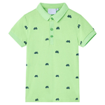 Polo da Bambino Verde Neon 92