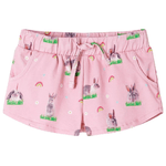 Pantaloncini per Bambini con Coulisse Rosa Chiaro 104