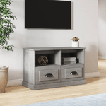 vidaXL Mobile Porta TV Grigio Sonoma 80x35x50 cm in Legno ingegnerizzato