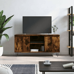 vidaXL Mobile Porta TV Rovere Fumo 104x35x50 cm in Legno ingegnerizzato