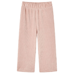 Pantaloni per Bambini in Velluto a Coste Rosa Chiaro 92