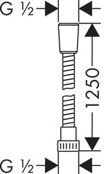 Hansgrohe-Metaflex-Cromo-125-m