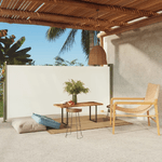 Tenda Laterale Retrattile per Patio 140x300 cm Crema