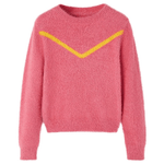 Maglione da Bambina Lavorato a Maglia Rosa Antico 92