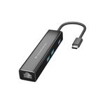 Conceptronic DONN07B replicatore di porte e docking station per laptop USB 3.2 Gen 1 (3.1 Gen 1) Type-C Nero