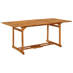 vidaXL Tavolo da Pranzo per Esterni 180x90x75cm Legno Massello Acacia