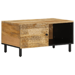 vidaXL Tavolino da Salotto 80x50x40 cm Legno Massello di Mango