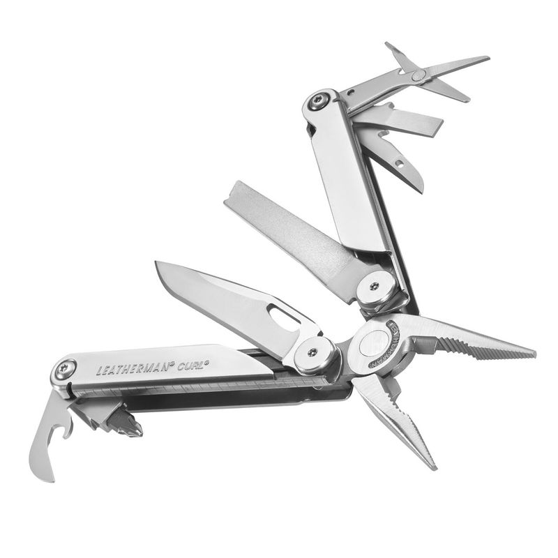 Leatherman-Curl-pinza-multiuso-Tascabile-15-strumenti-Argento