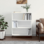 vidaXL Libreria Bianco Lucido 69,5x32,5x90 cm in Legno ingegnerizzato