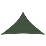 vidaXL Vela Parasole 160 g/m² Verde Scuro 5x5x6 m in HDPE