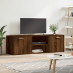 vidaXL Mobile Porta TV Rovere Marrone 120x34x37 cm Legno Multistrato