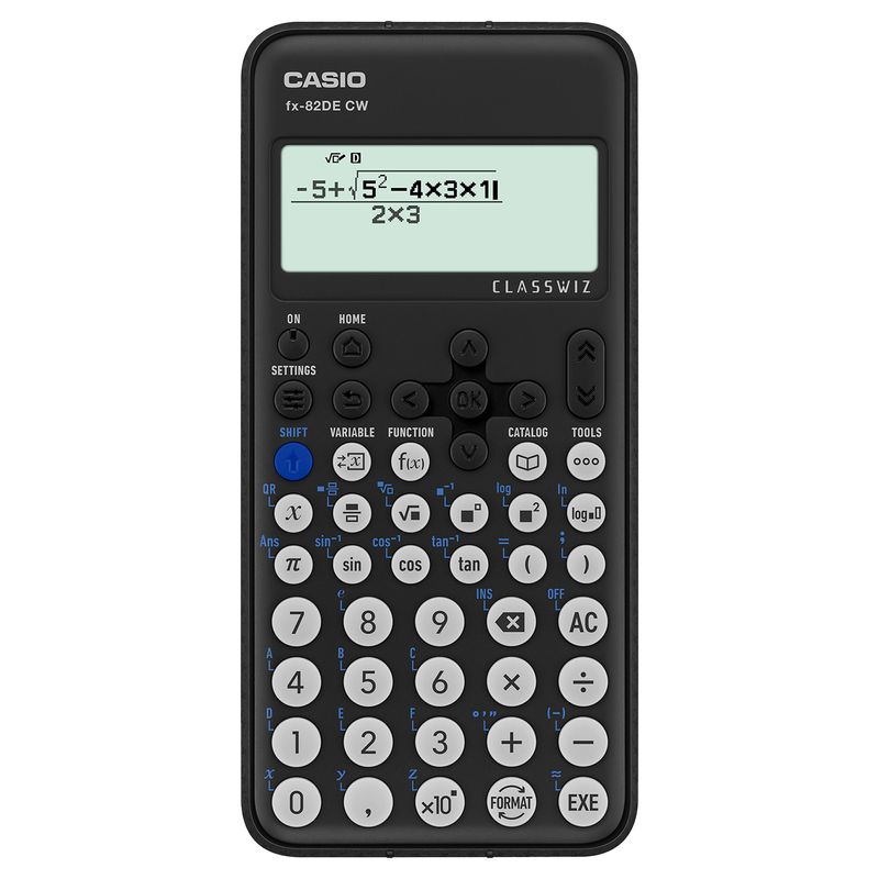 Casio-FX-82DE-CW-calcolatrice-Tasca-Calcolatrice-scientifica-Nero