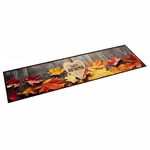 vidaXL Tappeto da Cucina Lavabile Autunno 60x300 cm in Velluto