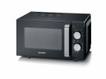 Severin-MW-7761-forno-a-microonde-Superficie-piana-Solo-microonde-20-L-800-W-Nero-Stainless-steel