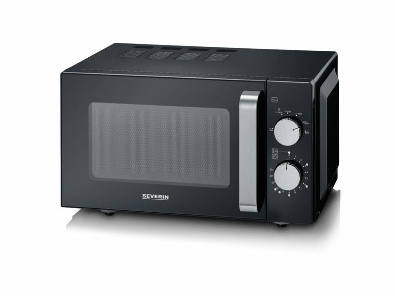 Severin-MW-7761-forno-a-microonde-Superficie-piana-Solo-microonde-20-L-800-W-Nero-Stainless-steel