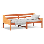 VidaXL Dormeuse Marrone Cera 80x200 cm in Legno Massello di Pino