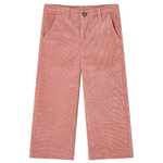 Pantaloni per Bambini in Velluto a Coste Rosa Antico 116