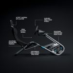 Playseat-Trophy-Logitech-G-Edition-Sedia-per-gaming-universale-Sedia-tappezzata-Nero