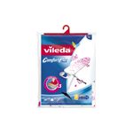 Fhp Vileda Comfort Plus Copertura superiore dell'asse da stiro Cotone, Schiuma, Poliestere, Poliuretano Rosa, Bianco