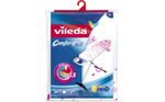 Vileda-Comfort-Plus-Copertura-superiore-dell-asse-da-stiro-Cotone-Schiuma-Poliestere-Poliuretano-Rosa-Bianco