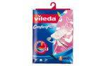 Vileda-Comfort-Plus-Copertura-superiore-dell-asse-da-stiro-Cotone-Schiuma-Poliestere-Poliuretano-Rosa-Bianco