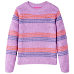 Maglione per Bambini Lavorato a Maglia Lilla e Rosa 104