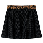 Gonna da Bambina con Vita Leopardata Nera 116