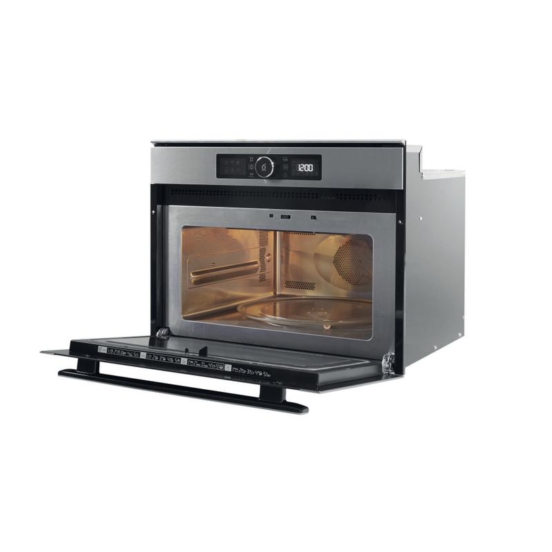 Whirlpool-AMW-508-IX-forno-a-microonde-Da-incasso-Microonde-con-grill-40-L-900-W-Acciaio-inossidabile