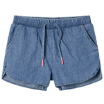 Pantaloncini da Bambino Blu Denim 128