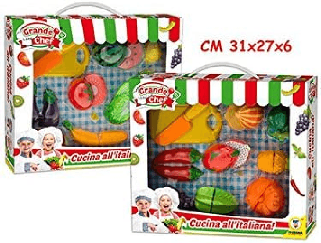 FRUTTA E VERDURA CON VELCRO VENDITA UNITARIA SOGGETTO CASUALE