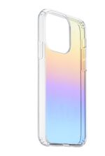 Cellularline-Prisma---iPhone-14-Pro-Max-Custodia-semi-trasparente-con-effetto-iridescente-Trasparente